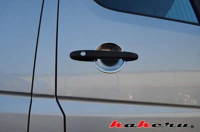 VW CRAFTER -2015 大T5 大福斯 德國 不鏽鋼門把內凹防刮飾片 非一般塑膠鍍鉻品