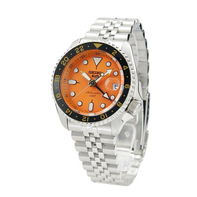 SEIKO 精工 5 Sports AUTOMATIC 機械機芯 GMT 日常防水 SSK005K1 EASYwatches