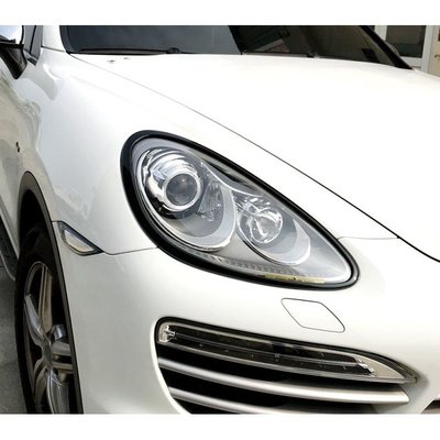 【JR佳睿精品】11-14 Porsche 保時捷 Cayenne 958 凱宴 烤漆黑大燈框 前燈框 改裝 配件