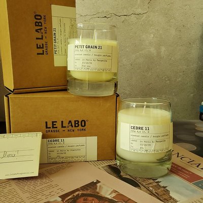 熱銷 Le Labo實驗室蠟燭香薰11雪松 21苦橙 26檀香 17茉莉家居香氛245g