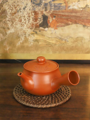 器滿常滑燒側把壺純色手工急須手作茶具日式紫砂日本回流泡茶壺茶168