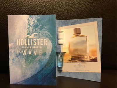 ☆~咖啡香~☆ Hollister California Wave 加洲海浪 加州海浪 男性淡香水 針管 / 試管 2M