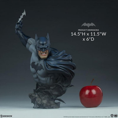 新款推薦  ??Sideshow 400357 14.5寸 Batman Bust 蝙蝠俠 胸像MX2335 可開發票