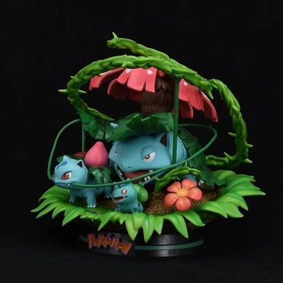 惠美玩品 神奇寶貝 其他 公仔 2210 寵物小精靈 妙蛙種子 草系進化組 妙蛙草 妙蛙花 可發光 盒裝