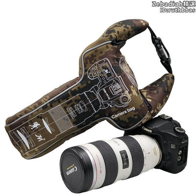 單眼相機鏡頭袋收納包 鏡頭保護袋套筒腰包 簡約可攜式相機包
