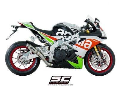 DNS部品 SC PROJECT GP70 鈦合金尾段排氣管 APRILIA RSV 4 RR RF (RACING版)