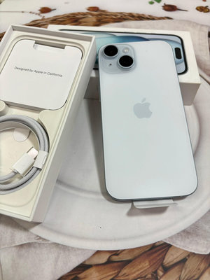 ️拆封新品️🍎 Apple iPhone15 256GB藍色🍎螢幕6.1吋🔥台灣公司貨🔥🔺蘋果原廠保固🔺