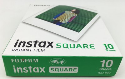 FUJIFILM Instax square FILM 10張 白框 方形相紙 方型相片 空白 底片 軟片 SQ40 SQ10