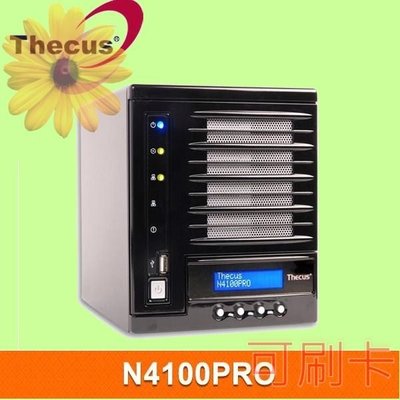 5Cgo【權宇】Thecus 色卡司 N4100PRO NAS 網路儲存設備 超大容量 N4100 PRO 會員扣5%