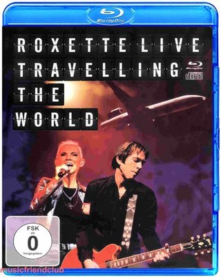 高清藍光碟  Roxette Live Travelling The World 演唱會 (藍光BD50)