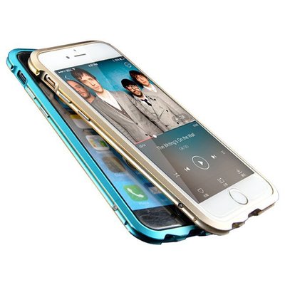 【蘆洲IN7】GINMIC iPhone6 Plus /6S+(5.5)極光雙色鋁合金邊框 金屬框 保護殼