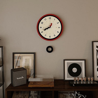 【現貨】家用掛鐘 時鐘 裝飾鐘 奶油風掛鐘 現代簡約 客廳創意個性時鐘表 掛墻 2023新款網紅靜音藝術 時