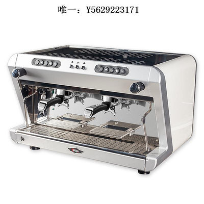 咖啡機WEGA IO商用雙頭咖啡機意式半自動E61頭高杯電控意大利原裝進口磨豆機