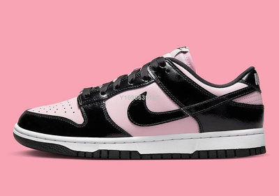 Nike Dunk Low “Pink Black” 漆皮 黑粉 粉色 時尚休閒滑板鞋DJ9955-600男女鞋公司級