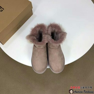 潮牌澳洲 UGG 伊琳納系列 保暖真皮羊皮毛時尚雪靴 短筒靴 OUTLET正品代購-雙喜生活館