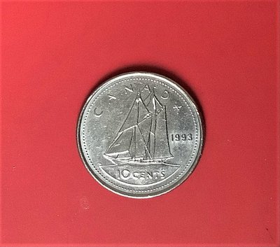 【真善美】加拿大錢幣—10分(隨機選取.非該年度)--品相極佳---絕版幣