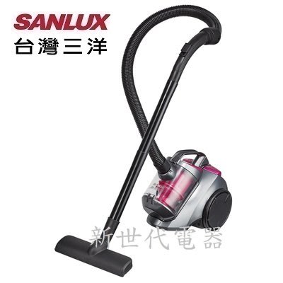 **新世代電器**請先詢價 SANLUX台灣三洋 HEPA濾網免紙袋吸塵器 SC-128A