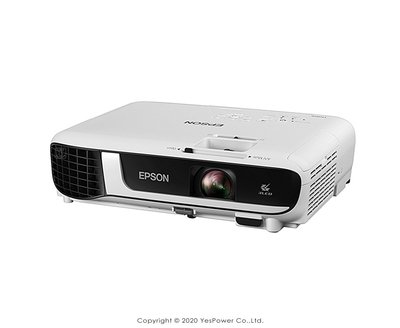＊來電享最低價＊EB-W52 EPSON 4000流明 高亮彩商用投影機/1280x800 WXGA解析/16000:1