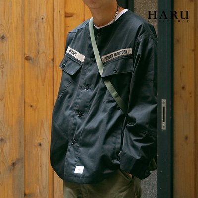 WTAPS SCOUT / LS / COTTON. WEATHER BLACK-