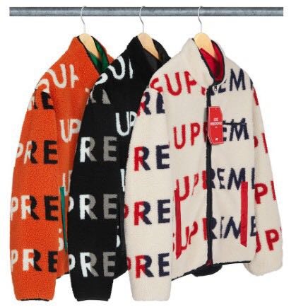 xsPC Supreme® REVERSIBLE LOGO FLEECE JACKET 毛外套雙面穿保暖