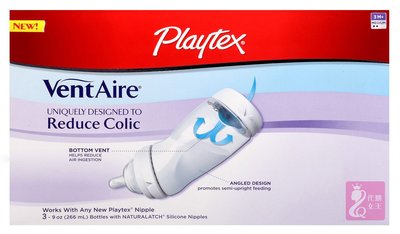 『代購』 美國製 Playtex VentAire 防脹氣奶瓶〖9oz, 3入〗~~代購女王~~