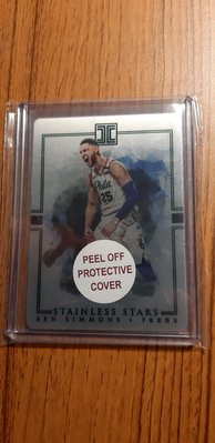 2018-19 BEN SIMMONS Panini Impeccable Stainless Stars