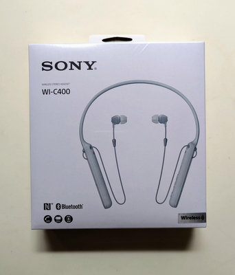 《原廠全新》SONY WI-C400 無線入耳式立體聲耳機 白