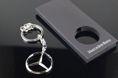 【DIY PLAZA】M-Benz 賓士 (原廠) 三星廠徽 鑰匙圈 基本款 A B C E S GLC CLB GLA