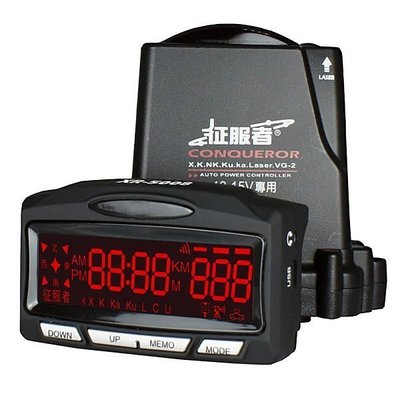 車酷中心 征服者XR-5008 GPS全頻雷射達測速器 8800元