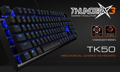 【S03 筑蒂資訊】 全新 免運 Aero cool ThunderX3 TK-50機械式鍵盤 青軸 紅軸 遊戲鍵盤