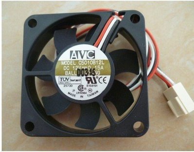 AVC 5010 12V 0.15ACPU C5010B12L 5厘米散熱風扇