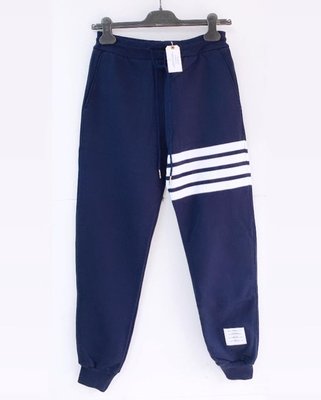 [ 羅崴森林 ] 現貨THOM BROWNE SS2020新品湯姆布朗海軍藍拉繩束口褲