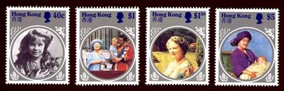 香港 1985年 英皇太后生活剪影郵票