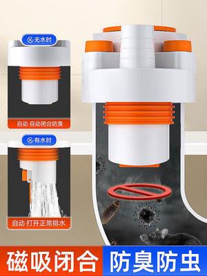 下水管三頭通廚房洗碗機水槽排水管四通廚衛多功能管道返臭神器