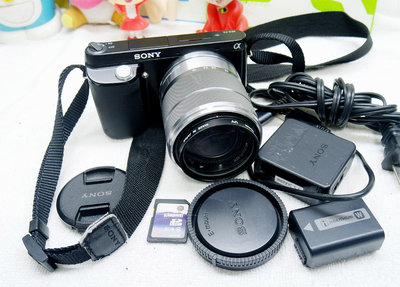 長駐防潮箱出清Sony NEX-F3+18-55mm E 3.5-5.6 OSS 公司貨 無盒裝