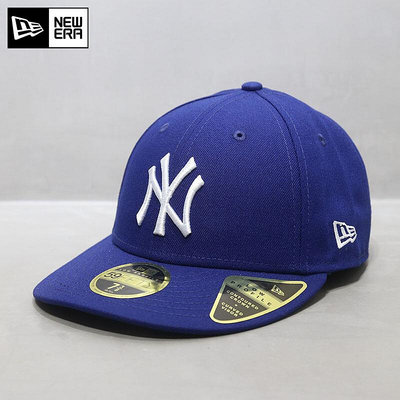 棒球帽59FIFTY全封閉平檐帽MLB球員版NY洋基隊大標深藍色潮UU代購