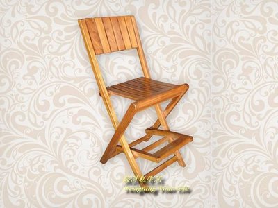 【設計私生活】柚木實木吧檯椅、高腳椅、折合椅(部份地區免運費)234