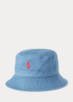 MIABABY 美國童裝 Ralph Lauren 男女大人藍色漁夫帽 L/XL 現貨