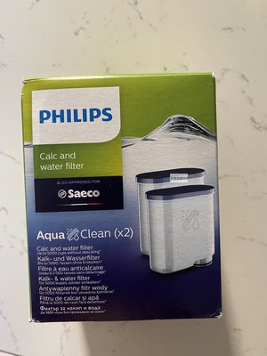 咖啡機配件原裝咖啡機過濾器濾芯Saeco Philips Aqua Clean ca6903 兩支裝