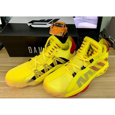 adidas Dame 6 GCA 黃紅 男款 休閒鞋 運動鞋 籃球鞋 FW9026