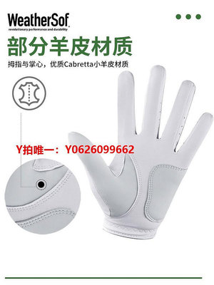 高爾夫手套Footjoy高爾夫手套 男士WeatherSof高爾夫手套FJ新款Golf手套新品