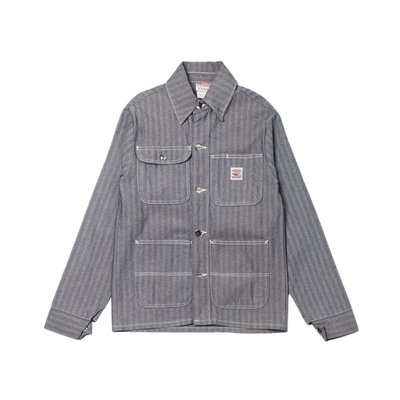 【 WEARCOME 】POINTER BRAND COLLAR CHORE COAT 美國製 口袋 工作外套 / 條紋