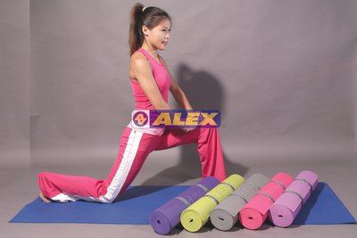 （補貨中）ALEX 丹力 瑜珈墊 SGS專業認證 台灣製造 C-1812可加購  瑜珈球 彈力帶