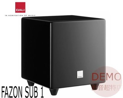 ㊑DEMO影音超特店㍿ 丹麥 DALI FAZON SUB 1 超低音喇叭 單支(箱)
