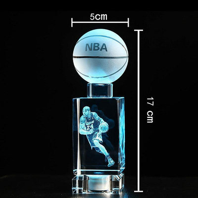 NBA藍球生日禮物男生送同學男友兄弟創意詹姆斯科比手辦歐紀念品