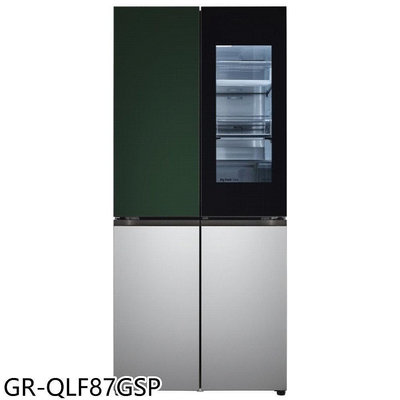 《可議價》LG樂金【GR-QLF87GSP】860公升敲敲門可更換門片冰箱(含標準安裝)