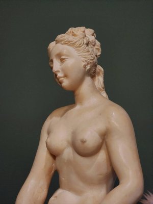 法國  裸女 浣紗 美女 細膩 雕塑 歐洲古董老件 pc0024【卡卡頌歐洲古董】✬