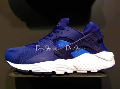 【Dr.Shoes 】 Nike Air Huarache Run GS 大童款 深藍 武士 女鞋 654275-404