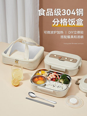 日本Zdzsh304不銹鋼保溫飯盒上班族可微波爐加熱學生餐盒便當盒--萬貨鋪（可開統編