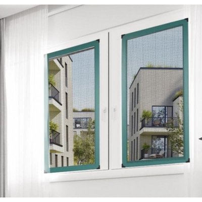特賣-紗窗可推拉式做鋁合金自裝不銹鋼網蚊蟲塑鋼沙窗戶框架默認最小規格價錢  其它規格請諮詢客服